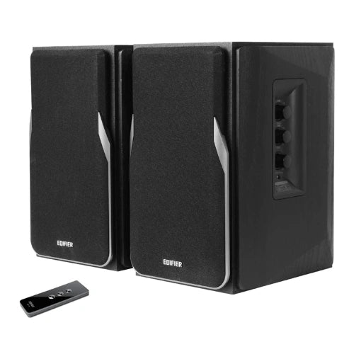 Edifier R1380T Powered Bookshelf Speakers — Hi-Fi Sound with RCA & AUX Inputs