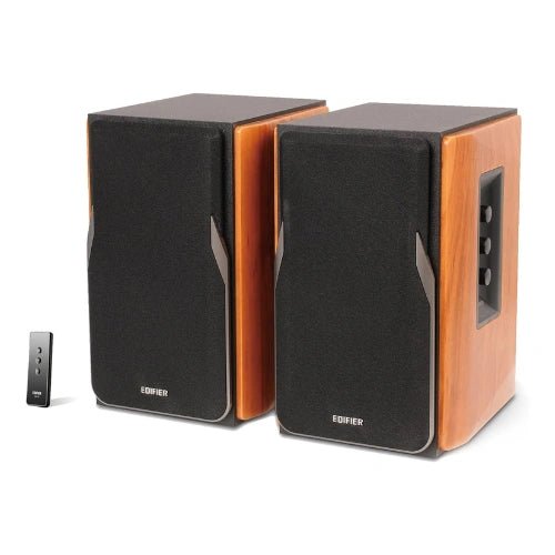 Edifier R1380T Powered Bookshelf Speakers — Hi - Fi Sound with RCA & AUX Inputs